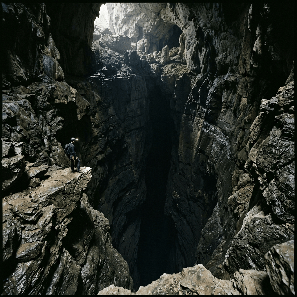 Vast mysterious abyss